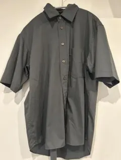 UNIQLO U 半袖シャツ ダークグリーン Mサイズ 軽量素材