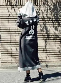 【完売品】CUNE ウサギがいる パーカーワンピース