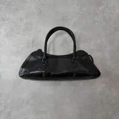 2000s archive studs leather shoulder bagのサムネイル