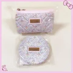 【Jim Thompson】タイ限定 ミニポーチ ミラー2点セット 可愛い象柄