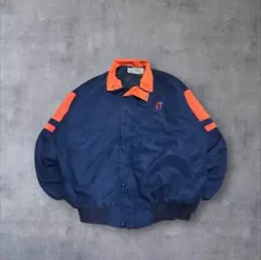 稀少 vintage USA製ナイロンジャケット90s中綿キルティング短丈身幅広