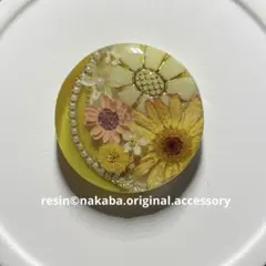 ka-26 ハンドメイド　レジン　ヘアゴム ブローチ ポニーニック　キーホルダー