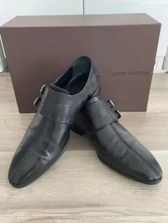 【超美品】ルイヴィトン　ダミエ革靴　シューズ　25㎝のサムネイル