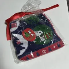 スヌーピー クリスマス柄　タオル　ハンカチ