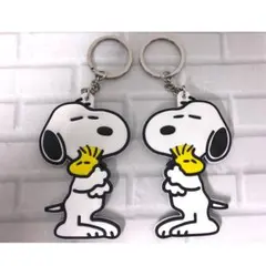 スヌーピー キーホルダー ２個セット お洒落なデザイン ☆★