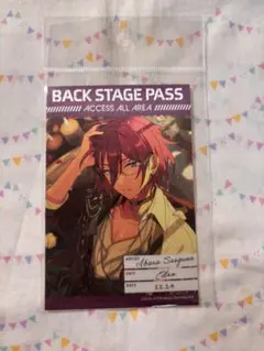 あんスタ 10周年 展示会 あんスタ バックステージ 風ステッカー 七種茨