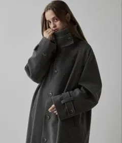 新品未使用♡KOH.styleビッグカラーコクーンスリーブコート - メルカリ