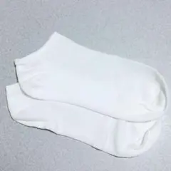 ホワイトソックス23〜25cm １足 くるぶしソックス