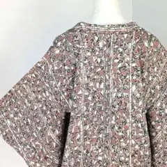 【ヴィンテージ】羽織 総柄 着物ジャケット 和洋折衷 和モダン シルク 一点物