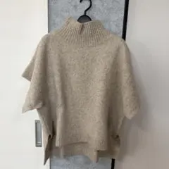 ánuans アルパカ混ニットベスト ベージュ - メルカリ