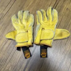 GRIP SWANY レザーグローブ Sサイズ 牛革 日本製 キャンプ