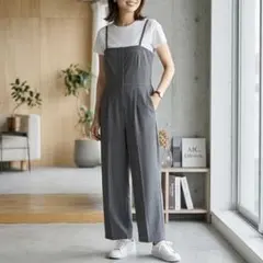 AIC. キャミサロペット オールインワン グレー ワイドパンツのサムネイル