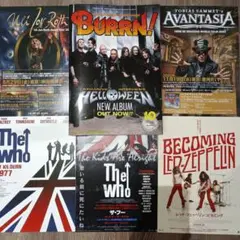 BURRN! 2025年10月号 Helloween特集＋来日公演フライヤー各種
