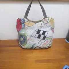 美品✨ ARUKAN アルカン 2WAY ゴブラン織り ボストンバッグ 大容量 