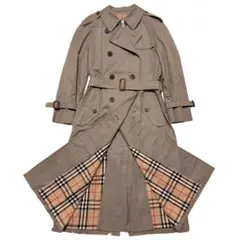 バーバリー　トレンチコート　ノバチェック　マキシ丈　ベージュ　11号　白タグ