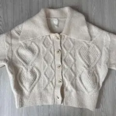 ケーブルカーディガン