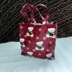 Harrods ハロッズ 2006年 クリスマスベア ビニールトートバッグ