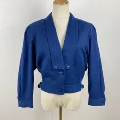 ARNOLD PALMER アーノルドパーマー ショートジャケット ウール混 青のサムネイル