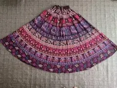 Midori様用　エスニック柄フレアロングスカート　２枚