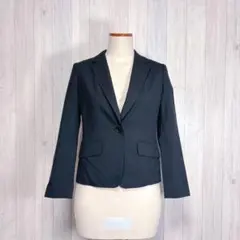 【COMMECADUMODE】シングルジャケット 黒 オフィス シンプルデザインのサムネイル