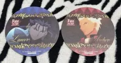 Fate/stay night UBW コースター 2種 アーチャー ランサー