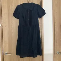 ペイトンプレイス　ワンピース　濃紺