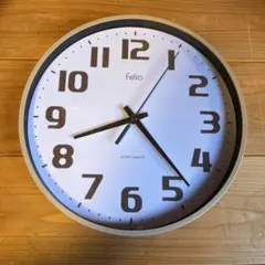 Feltro Silent Quartz 掛時計 直径約22.5cm
