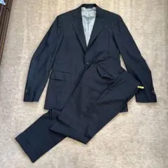 azabu tailor チェック柄ビジネススーツ