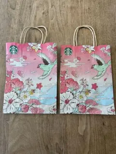スタバ　ショッパー　さくら　2枚セット