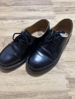 Dr.Martensブラックレザー ドレスシューズ イエローステッチのサムネイル