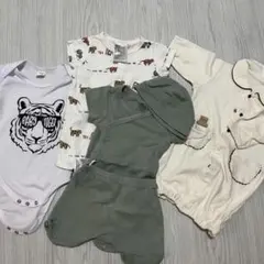 【セット販売】ベビー服 ロンパース 4着セット H&M SHEIN
