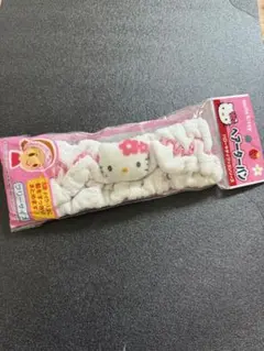 ★キティちゃん★ヘアバンド ホワイト ピンク　当時物　平成レトロ