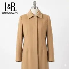 L&B アンゴラウール ロングコート 9ARのサムネイル