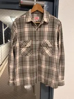 MINT GREEN BIG MIKE ヘビー・ネルシャツ / MAC YANK