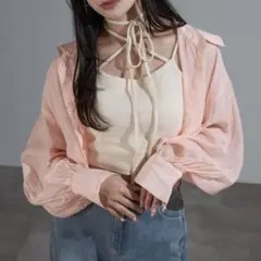 クロップドシアーシャツ【ZOZOTOWN限定アイテム】のサムネイル