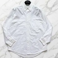 美品 ブルックスブラザーズ ボタンダウンシャツ USA製 スーピマコットン 白 美品 ブルックスブラザーズ ボタンダウンシャツ USA製 スーピマ