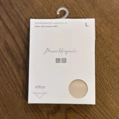 ユニクロ マメクロ エアリズムウルトラシームレスショーツ L ナチュラル 新品