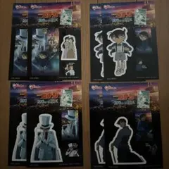 名探偵コナン 100万ドルの五稜星 スマホステッカー 全4種×2枚セット