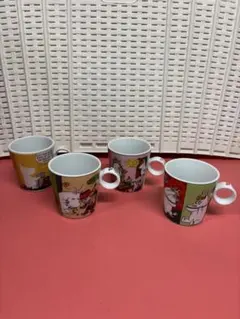 ムーミンキャラクター マグカップ 4個セット