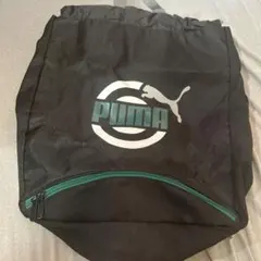PUMA シューズバッグ ナップサック型 블랙