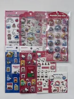 サンリオ　ハローキティ　キティ　ぷっくりシール　　シール　8種類セット