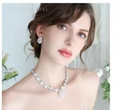 STELLA BRIDALネックレス ジュエルドロップ