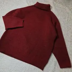 ★ルイス★タートルネック ニット オーバーシルエット レトロワイド Fのサムネイル