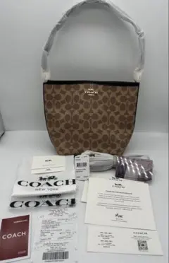 COACH ショルダーバッグ ブラウン/ベージュ