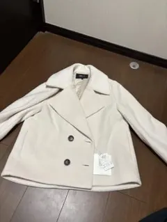 COMME CA ISM ピーコート ホワイト 9