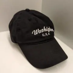 Washington U.S.A. ベースボールキャップ 黒