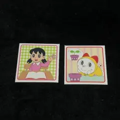 도라에몽 カプッチョ シール しずかちゃん ドラミちゃん 2枚セット
