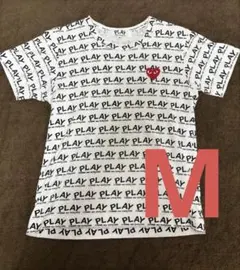 超希少品 PLAY COMME des GARCONS 総柄 Tシャツ Mのサムネイル