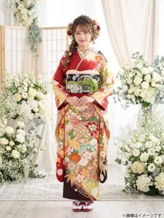 振り袖　フルセット　別誂長襦袢　金彩加工　刺繍入り　成人式　ガード加工　69のサムネイル