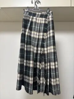 BEAUTY&YOUTH チェック柄プリーツスカート S
